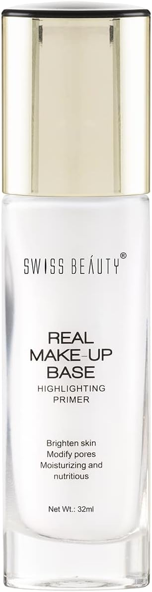 SWISS BEAUTY Real MakeUp Base Highlighting Primer, Shade-03, 32ml