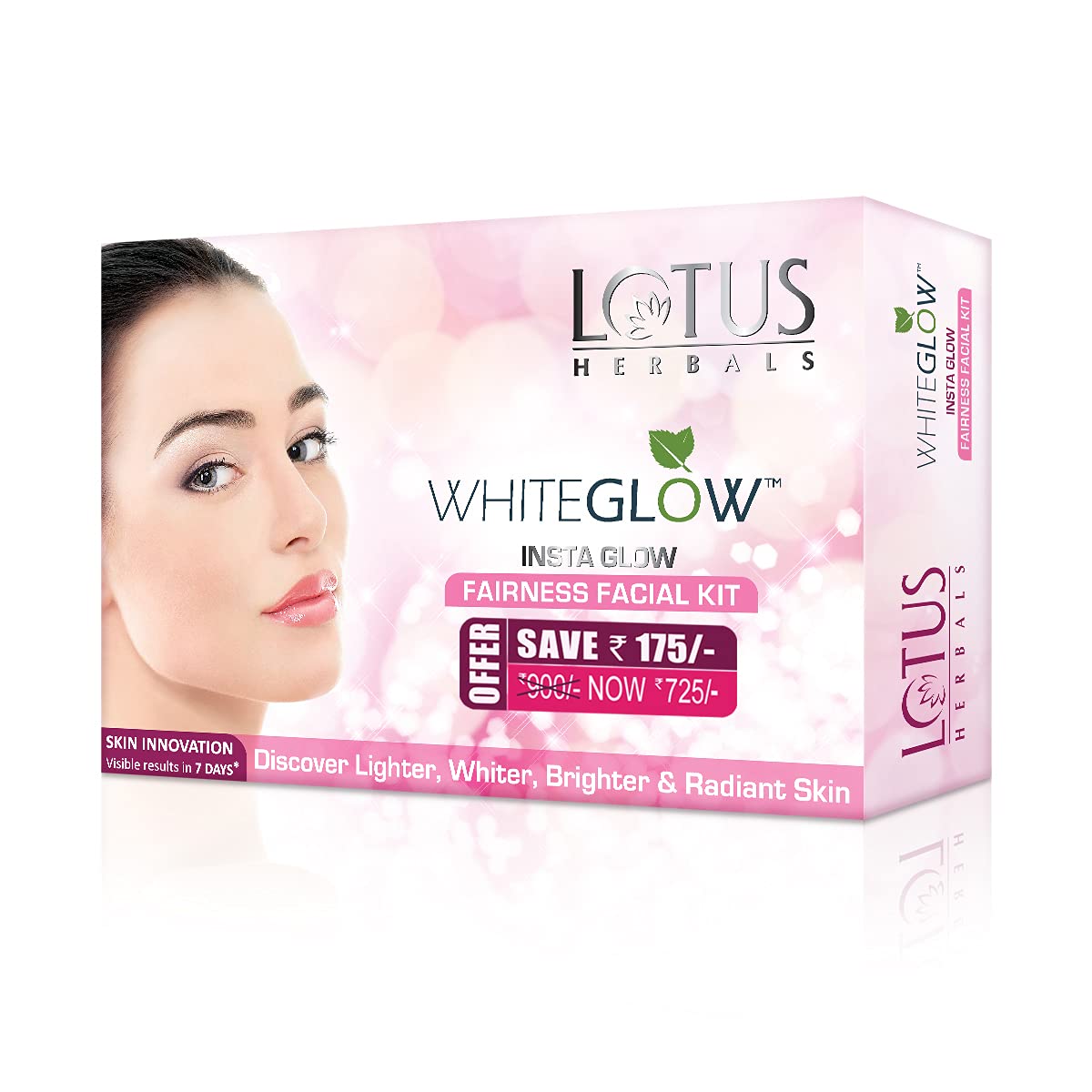 Lotus Herbals Whiteglow Insta Glow 4 In 1 Facial Kit, 160 gm