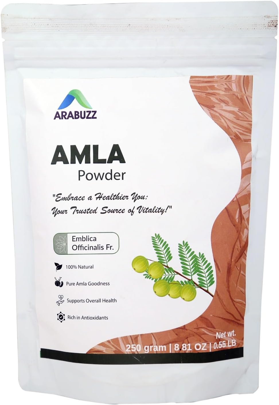 Arabuzz Amla Powder for Beauty , 250 gm