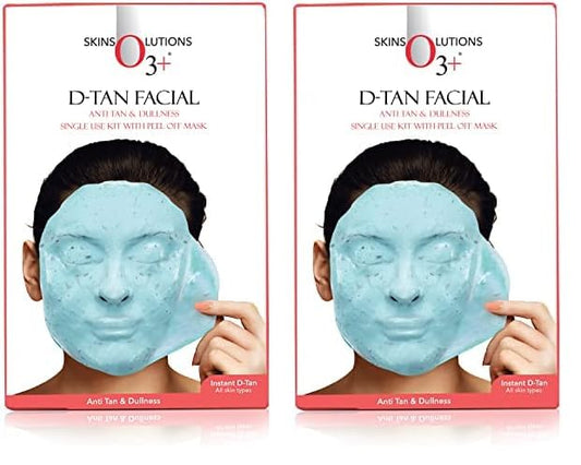 O3+ D-TAN Facial Kit for TAN Removal & Skin lightening 45g | Detan Facial Kit for TAN Removal