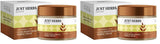 Just Herbs Ayurvedic Herbal Nourishing Face Moisturizing Massage Cream with Ashwagandha & Neem, 100 gm (Pack of 2)