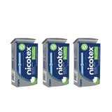Cipla Nicotex Nicotine Sugar Free Mint Plus Gums 2mg, 40 Gums per Tin, Pack of 3