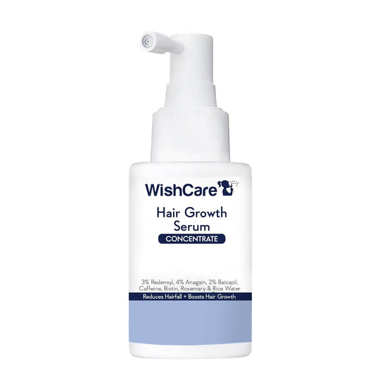 WishCare Hair Growth Serum Concentrate - Resdensyl, Anagain, Caffeine, Biotin, Keratin & Rice Water 20 ml
