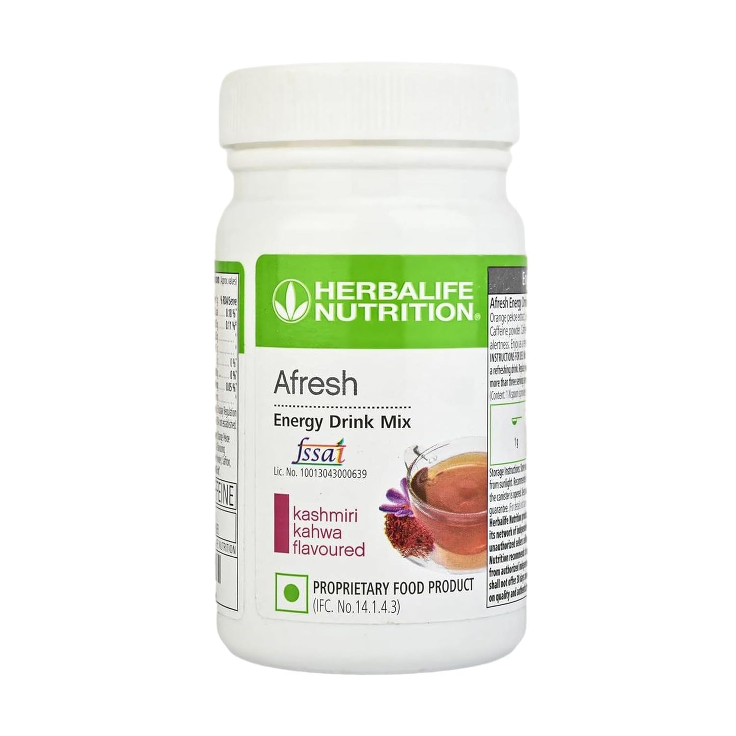 Herbalife Afresh Energy Drink Mix Kashmiri Kahwa, 40 gm