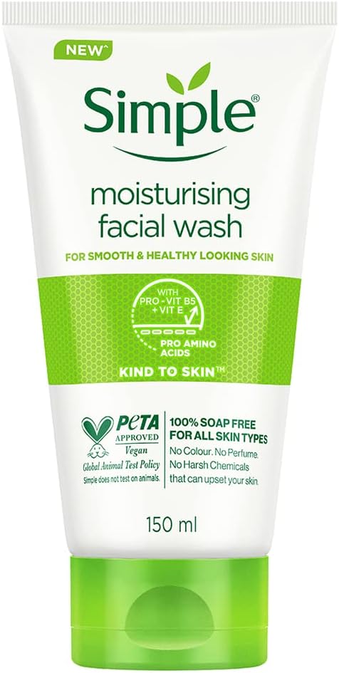 Simple Moist Foam Face Wash, 150 ml