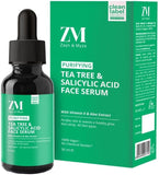 ZM Zayn & Myza Tea Tree Salicylic Acid Face Serum I Helps Reduce Acne Scars Blemishes to Reveal Healthy Glowing Skin For Oily - 30 ml