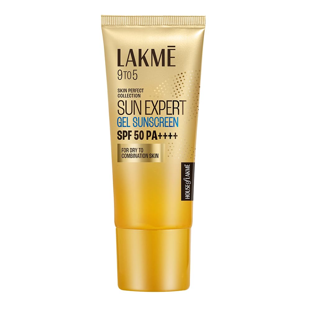 Lakmē Sun Expert SPF 50 PA+++ Gel Sunscreen, Niacinamide, For Oily & Combination Skin, 100 gm