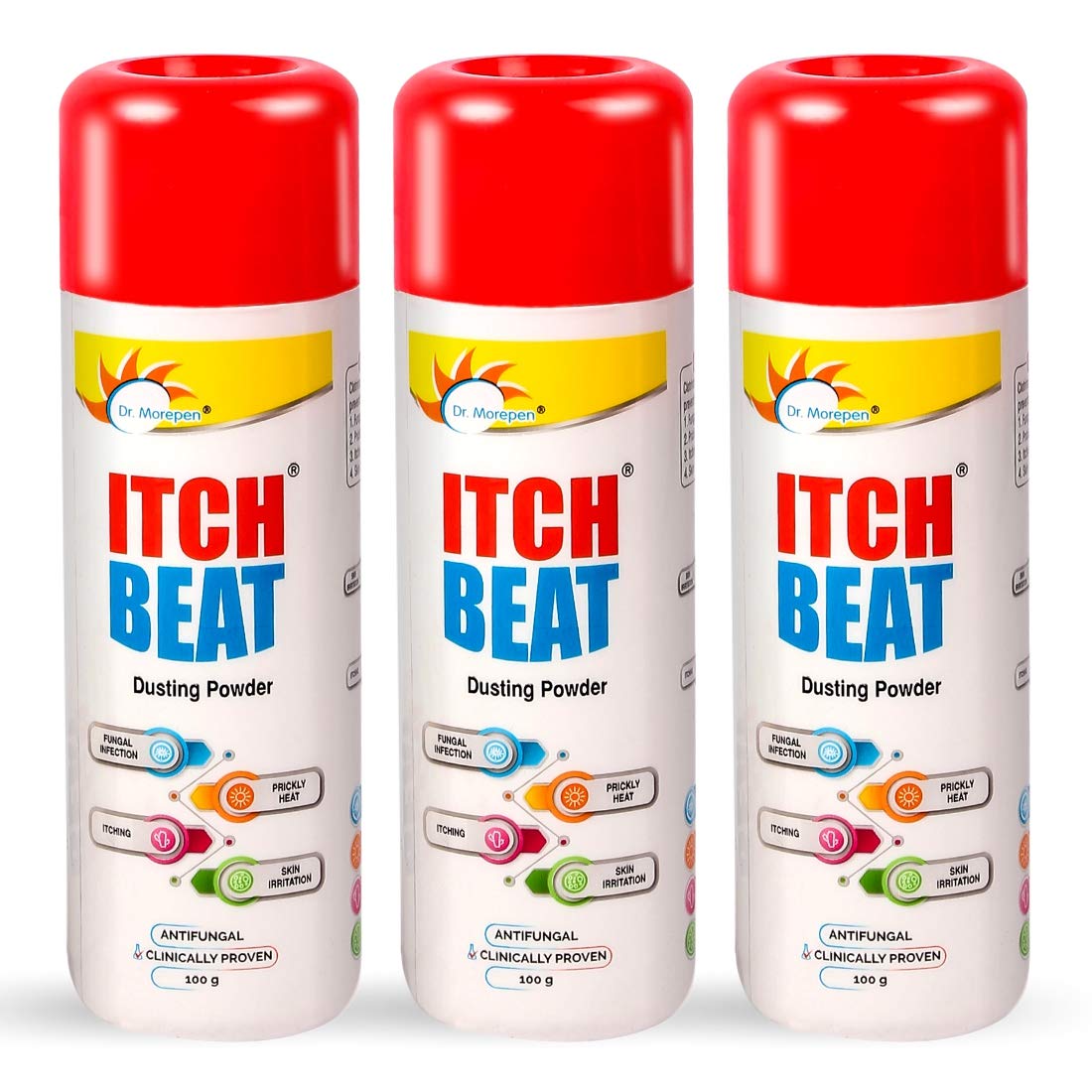 DR. MOREPEN Antifungal Dusting Itch Powder, Pack of 3