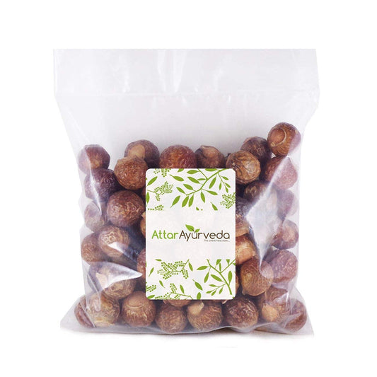 Attar Ayurveda Dried Reetha nuts/whole/Soapnuts for Hair, 100% Natural (Raw form) (250 grams)