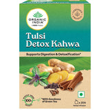 ORGANIC INDIA Tulsi Detox Kahwa 25 IB || Cleanse & Cold Relief , Pack of 2