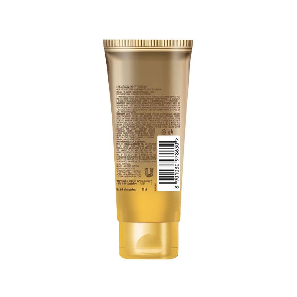 Lakme Sun Expert Tinted Sunscreen 50 SPF, 50 g