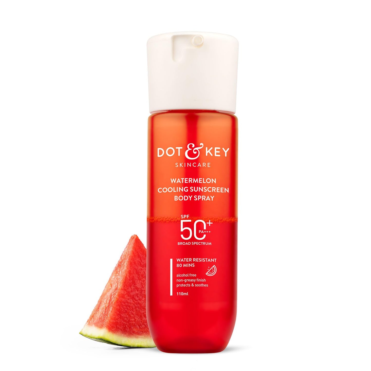Dot & Key Watermelon Cooling Sunscreen Body Spray Spf 40 Pa+++, 110 ml
