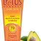 Lotus Herbals SAFESUN Daily Multi-function Sunblock SPF 70 PA+ -60g