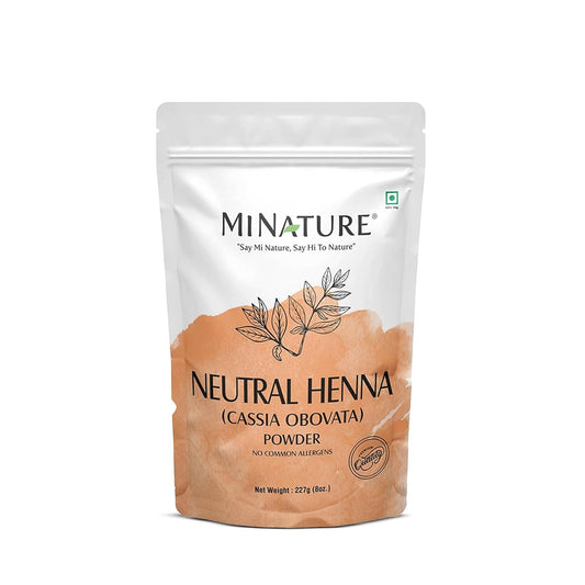Mi Nature Pure Neutral Henna Powder(Cassia Obovata), 227 gm