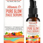 WishCare Pure Glow 35% Vitamin C Face Serum - With Hyaluronic Acid, Retinol, Niacinamide, Oranges, Berries & Turmeric - For Glowing, Bright, Young and Even Toned Skin - 30 ml