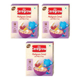 Nestle Ceregrow Multigrain Milk & Fruits Cereal, 19 Nutrients, 300 gm Each