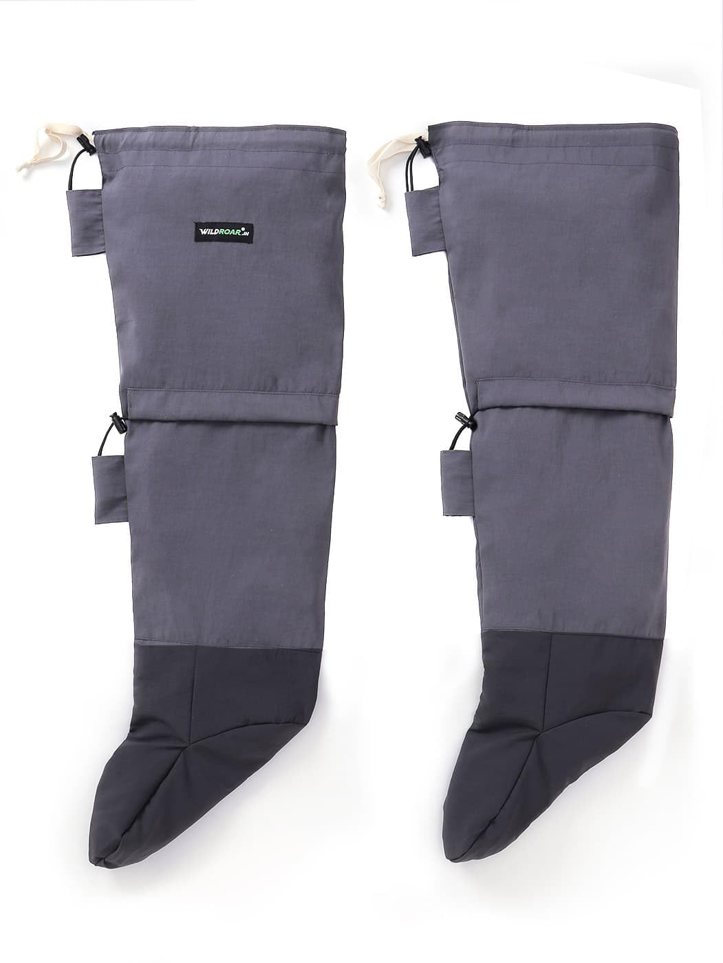 Wildroar Anti Leech Socks- Grey-Lightweight- Water Repellant