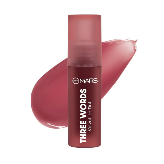 MARS Love Track Velvet Lip Tint (2.8ml) (THREE WORDS) | Velvet Matte Finish | Non-Sticky & Lightweight | Highly Pigmented | Comfortable Wear | 6 Flattering Shades