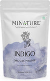 MI NATURE MINATURE Indigo Powder 100% Pure Natural Organically Grown Indigo Powder- For HAIR (227g / (1/2 lb) / 8 ounces)