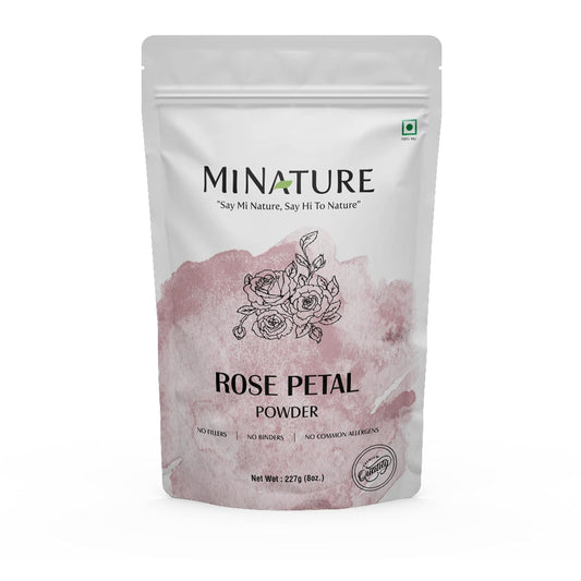 Mi Nature Pure Rose Petal Powder, 227 gm Pack of 2