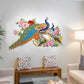 Decals Design ''Peacock Birds Nature'' PVC Vinyl Wall Sticker (Multicolour,60 x 90cm)