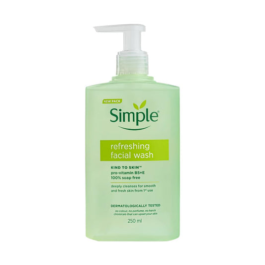 Simple Kind to Skin Refreshing Facial Wash, 250 ml