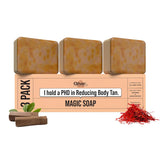 Ghar Soaps Sandalwood & Saffron Magic Soaps For Bath (300 gm Pack Of 3)