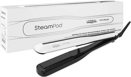 L'Oréal Professionnel Steampod 3.0 Hair Straightening Iron, White, One Size