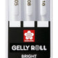 Sakura Royal Talens Gelly Roll Pen, White, Assorted Sizes, Fine/Medium/Bold -3 Pen Set, Pack of 2