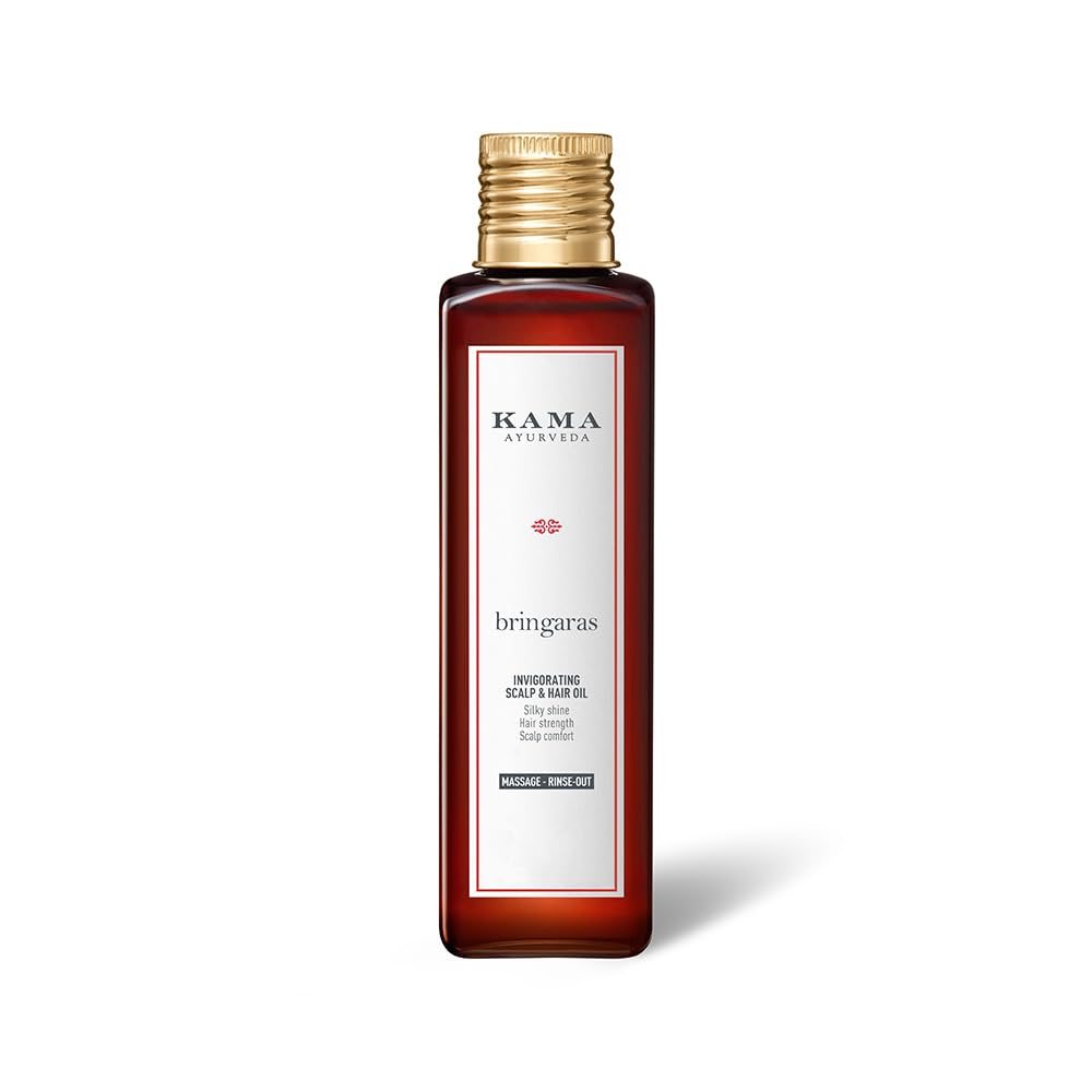 Kama Ayurveda Bringaras Balancing Scalp & Hair Oil, 100 ml