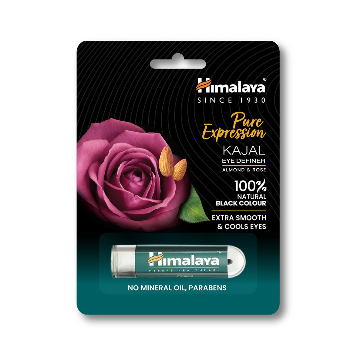 Himalaya Herbals Kajal, Black, 2.7 gm (Packaging may Vary)