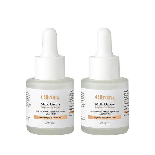 Vilvah Milk Drops Brightening Serum Pack of 2, 20 ml