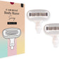 Carmesi Body Razor Swing Refill Pack for Women, 5-Blade Precision, (2)