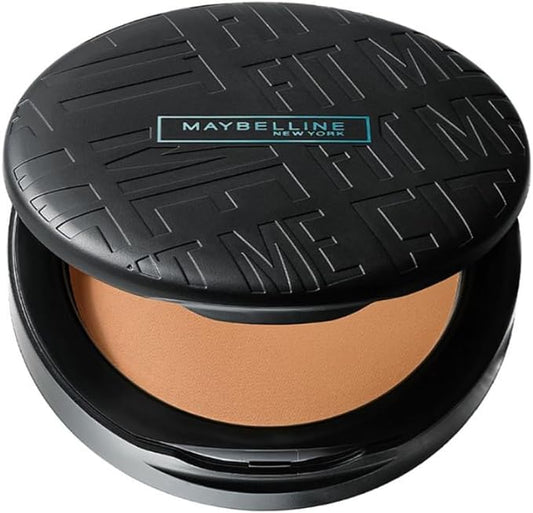 Maybelline New York Compact Powder, With SPF to Protect Skin from Sun, Absorbs Oil, Fit Me, 330 Tofee, 8g