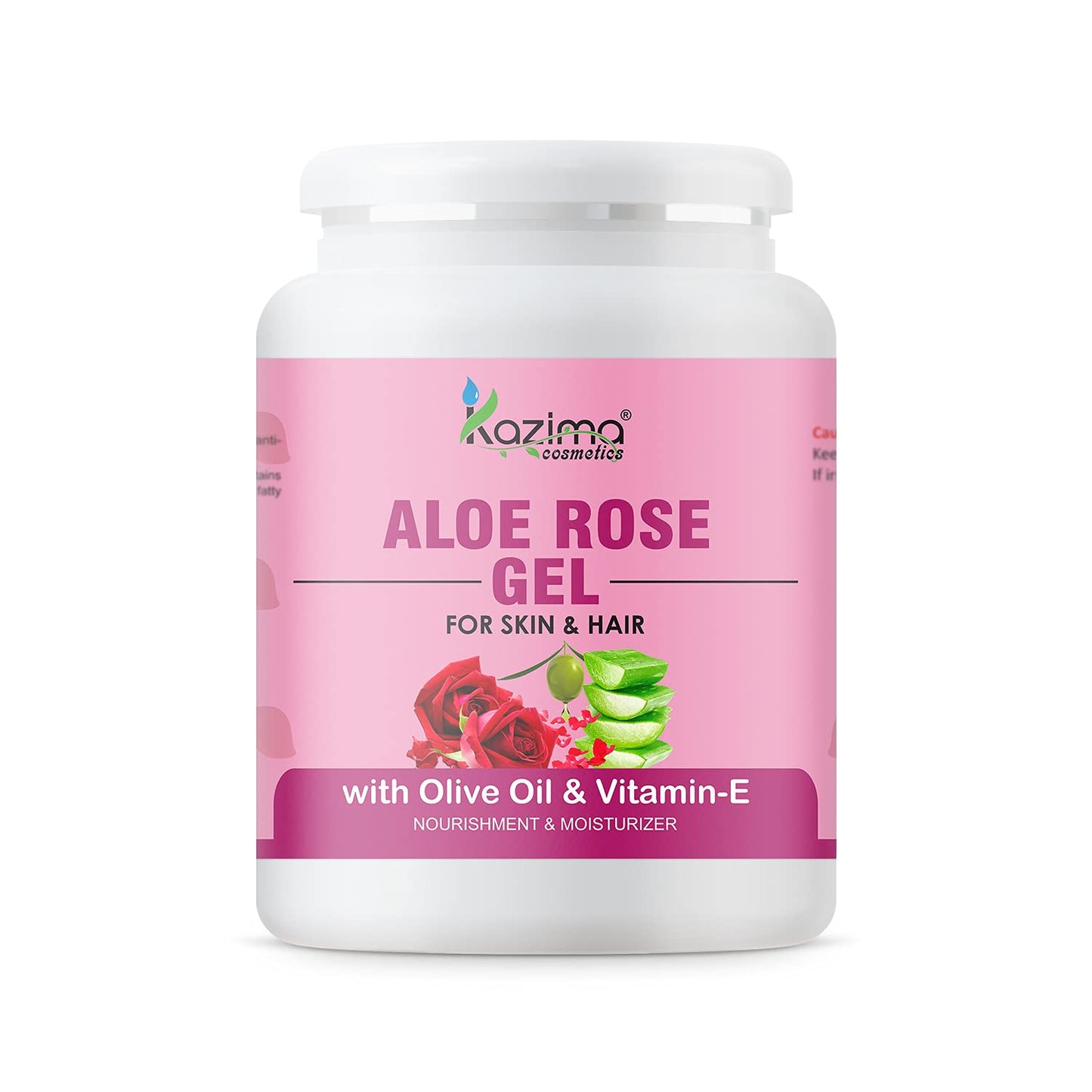 KAZIMA Aloe Rose Gel for Face and Body, 1kg