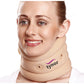 TYNOR Cervical Collar Soft with Support, for Neck Support & Pain Relief, Beige, Medium