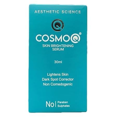 Cosmo Q Skin Brightening Face Serum with Vitamin C, Niacinamide & Hyaluronic Acid, 30 ml