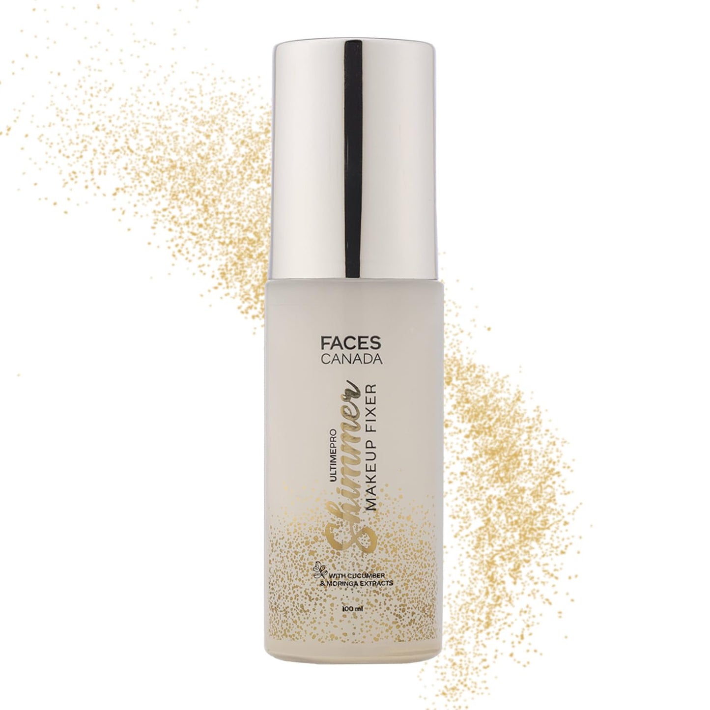 FACESCANADA Ultime Pro Shimmer Makeup Fixer, 100Ml | Long Lasting Makeup Setting Spray | Keeps Makeup Intact