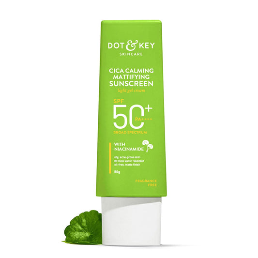 Dot & Key CICA Calming Mattifying Sunscreen SPF 50 PA++++,  80 gm