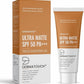 DERMATOUCH Undamage Ultra Matte Tinted Sunscreen Spf 50 Pa+++ | Water & Sweat Resistant | Fragrance Free - 25g,Brown