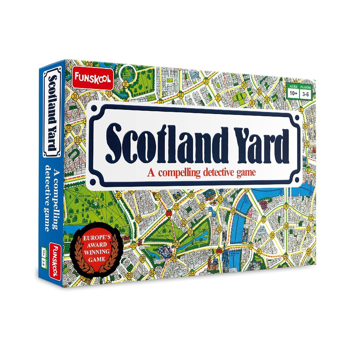 Funskool Games , Scotland Yard, A Compelling Detective And Strategy, Animal Board Game