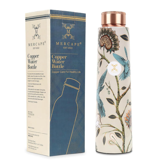 MERCAPE Pure Copper Water Bottle, 900 ml