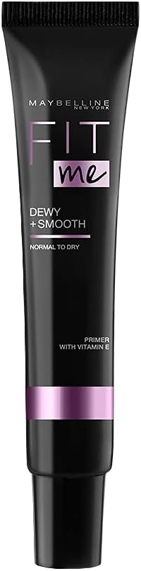 Maybelline New York Fit Me Primer Dewy + Smooth - Get Long Lasting Makeup with Maybelline Primer, a Gel Primer That Helps Your Makeup Stay Flawless, Smooth & Dewy.