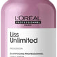 L'Oréal Professionnel | Liss Unlimited Shampoo| Provides Long-Lasting Frizz & Humidity Protection| With Prokeratin | Moisturizing & Smoothing | For Frizzy & Textured Hair Types | 300ml