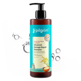 Pilgrim Korean Rice Water & Collagen Advanced Damage Repair Shampoo - 400ml | with 17 Amino Acids, Wheat Protein & 5 Ceramides