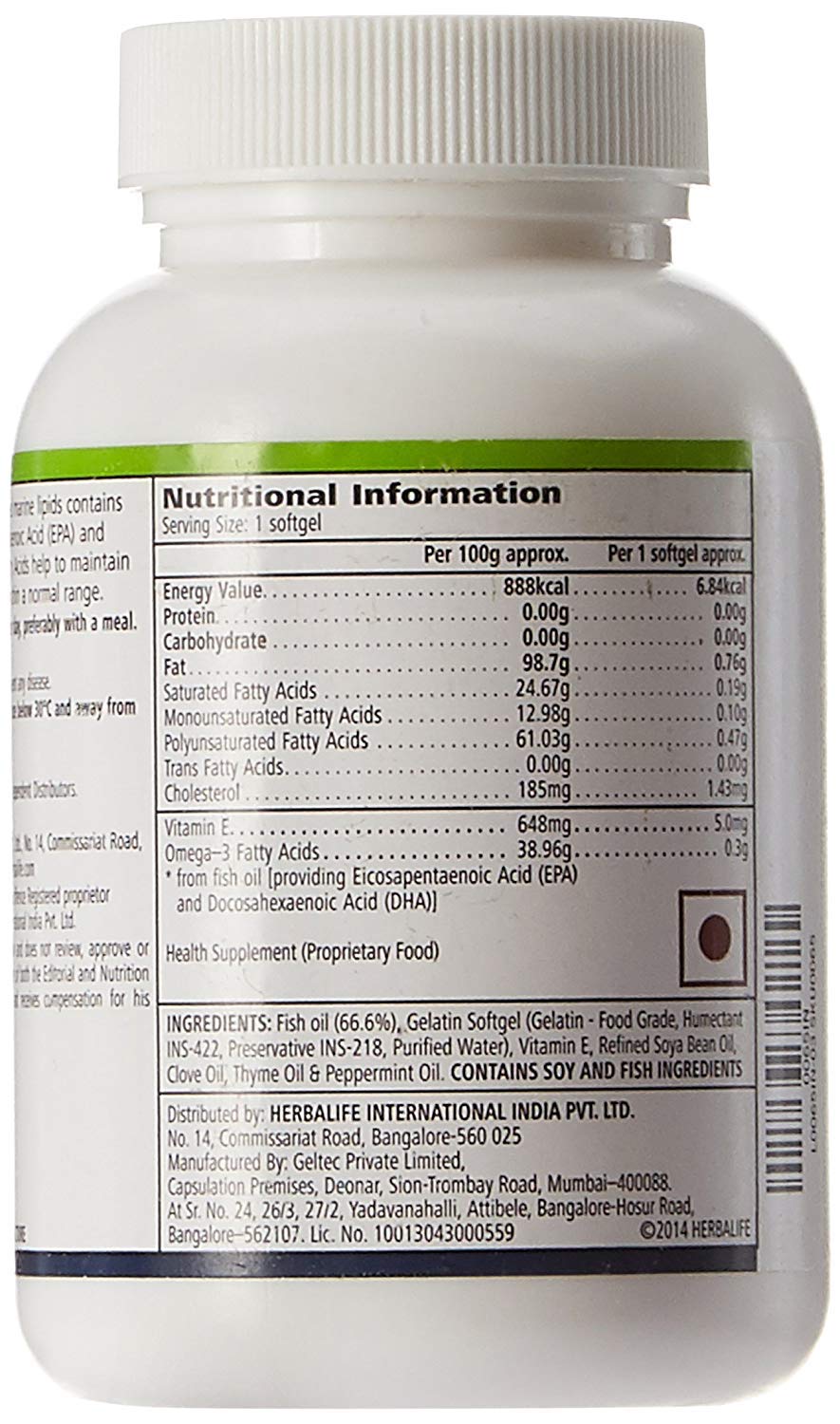 Herbalife Nutrition Herbalifeline - 60 Softgels