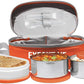 Milton Executive Lunch Insulated Tiffin with 3 Leakproof Containers, Orange