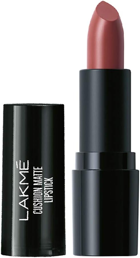 LAKME Cushion Matte Lipstick ,Nude Toast, 4.5g