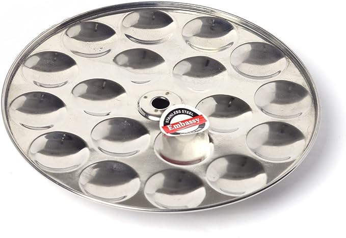 EMBASSY Stainless Steel Mini Idli Plate