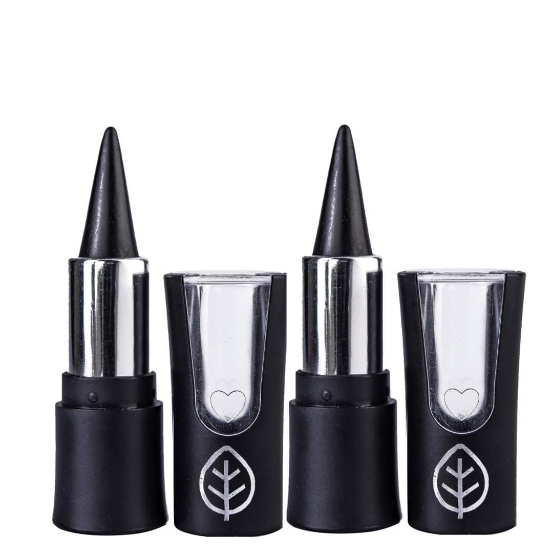 Jovees Herbal Kajal Intense Deep Black | Waterproof & Smudge proof With Matte Finish, 3 gm (Pack of 2)